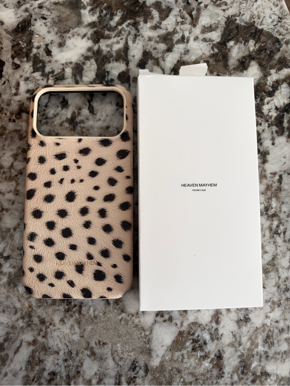 Heaven Mayhem 17/18 Pro Max - Amari Cheetah Print iPhone case